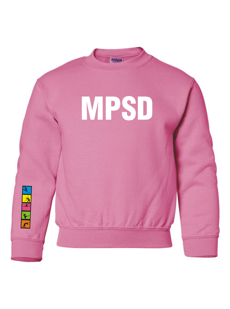 MPSD Gildan Heavy Blend Crewneck Sweatshirt (Full Color Logo)